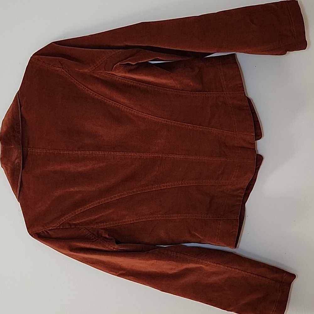 Peruvian Connection Hidalgo Velveteen Jacket Whiskey Size 8 - Picture 10 of 16